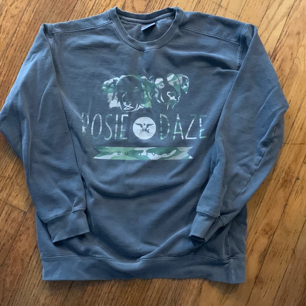 Rosie Daze LE Camo Dog Sweatshirt